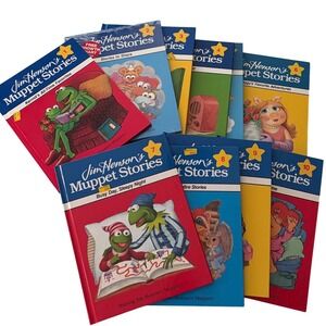 Jim Henson Muppet Stories Hardcover Book Set Vol 1-10 Kermit Miss Piggy Vintage